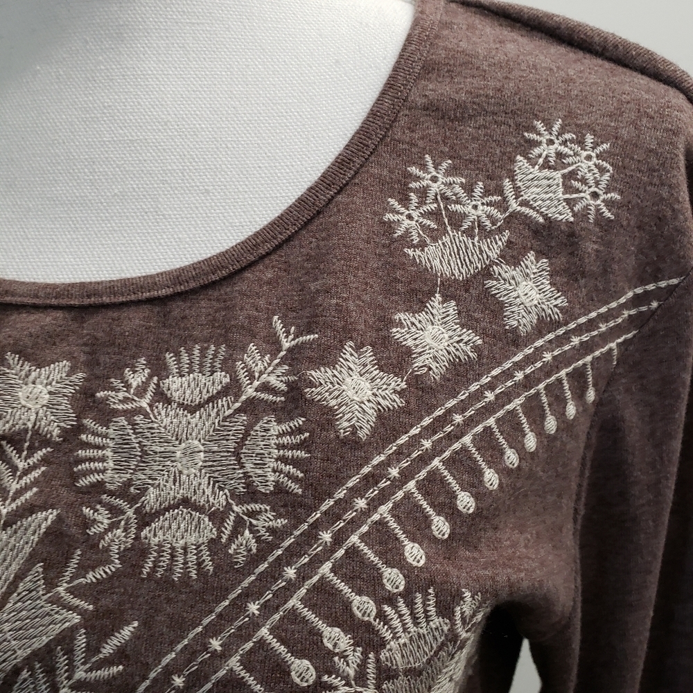 Tennessee Honey Womens Embroidered Lace Top Size Small - Picture 3 of 7